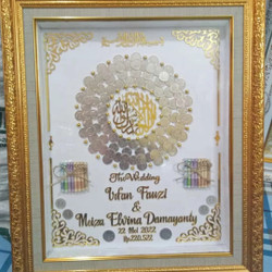 Bingkai Mahar Pernikahan di Cibitung

